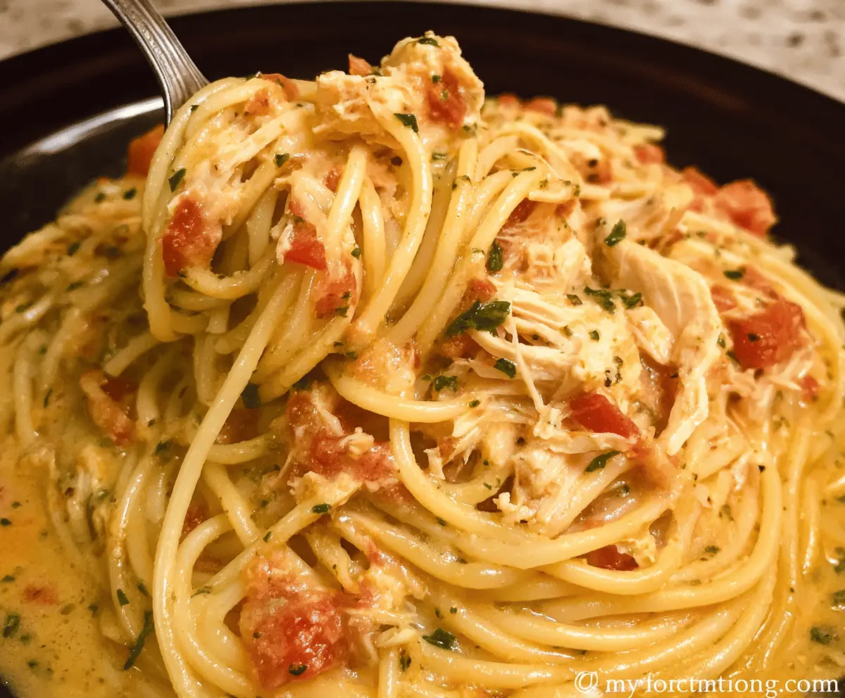 Easy Crockpot Chicken Spaghetti Recipe for Busy Nights
