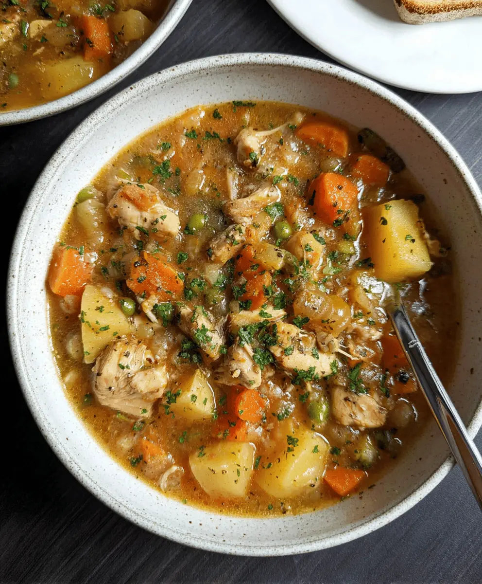 Easy Slow Cooker Chicken Stew Recipe for Cozy Meals