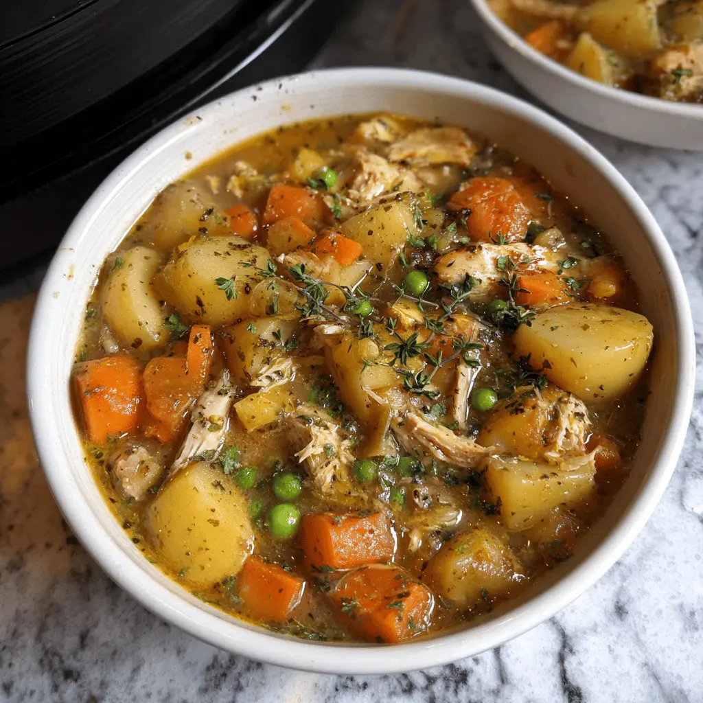 Easy Slow Cooker Chicken Stew Recipe for Cozy Meals