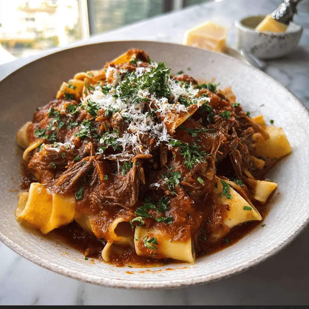 Easy Slow Cooker Beef Ragu Recipe for Tender Flavor