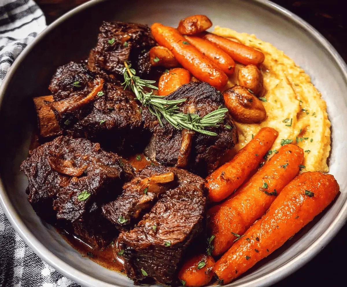 Super Tender Crockpot Beef Short Ribs Recipe
