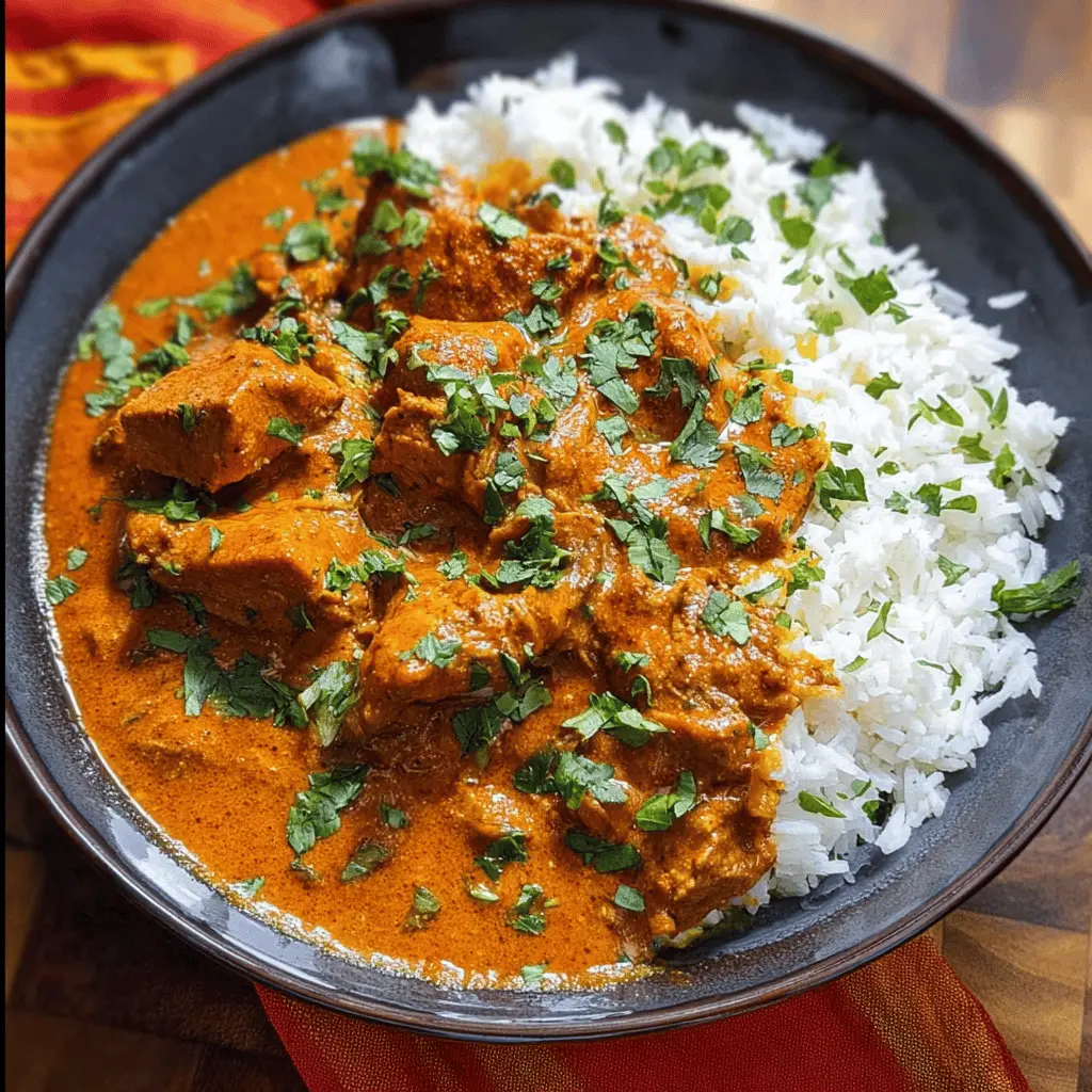 Easy Slow Cooker Indian Butter Chicken Recipe