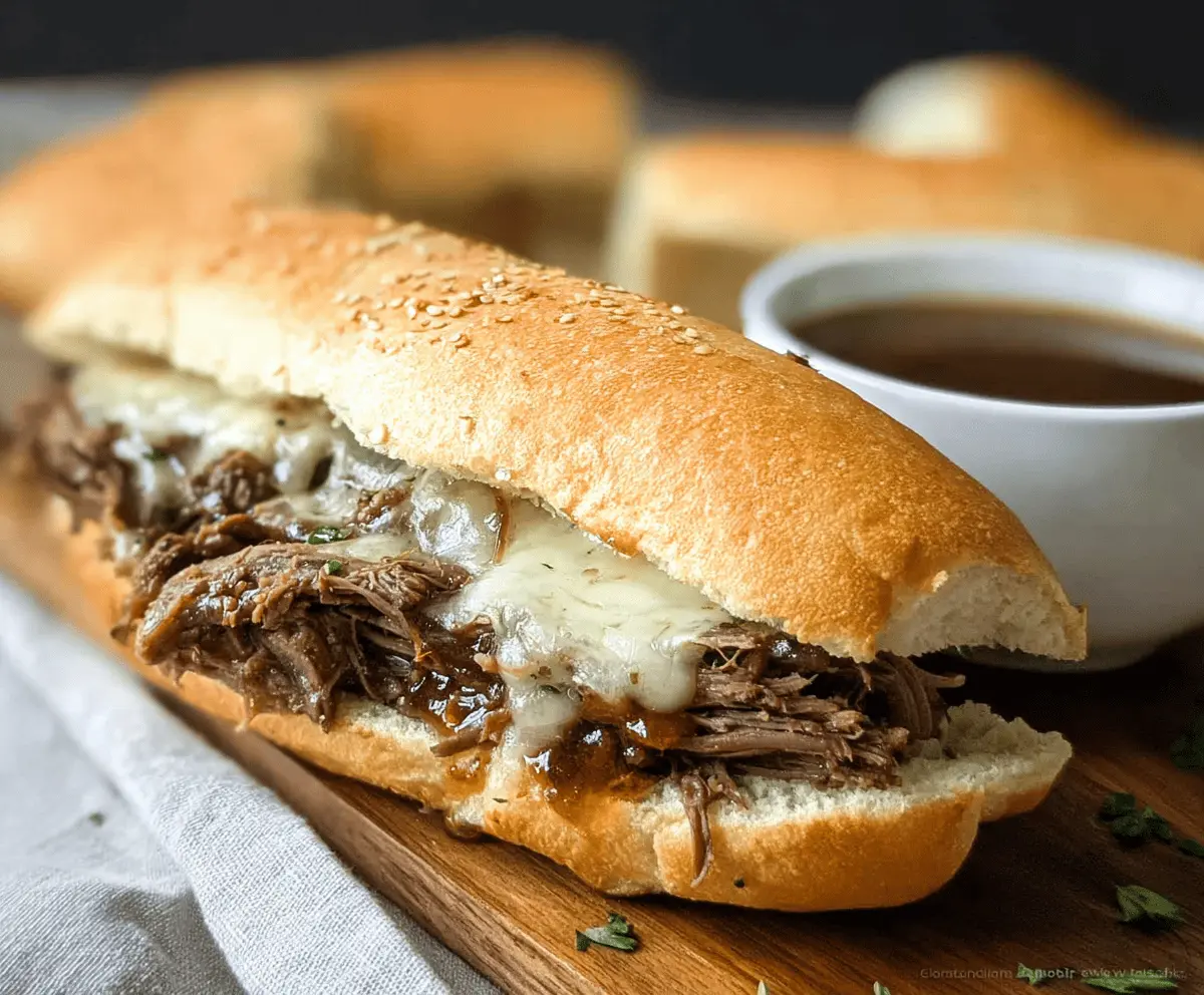 Easy Crockpot French Dip Recipe for Tender Sandwiches