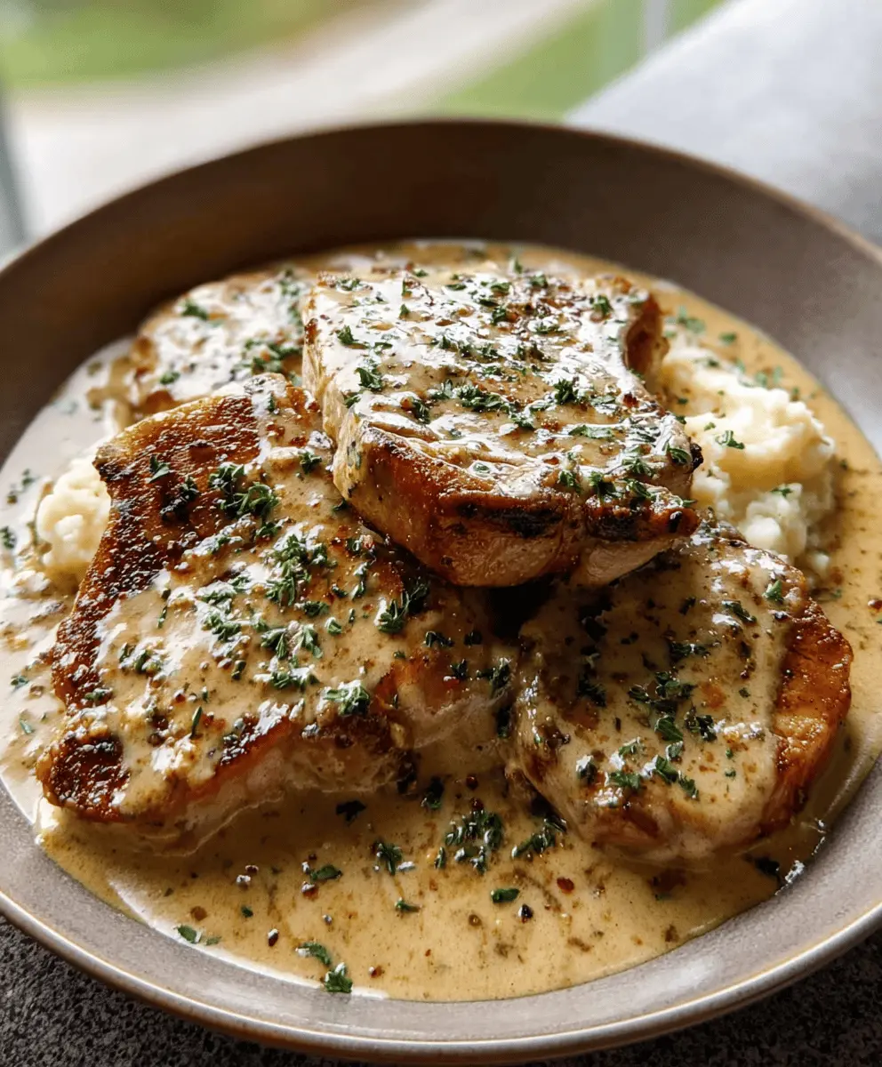 Easy Creamy Ranch Pork Chops in Slow Cooker