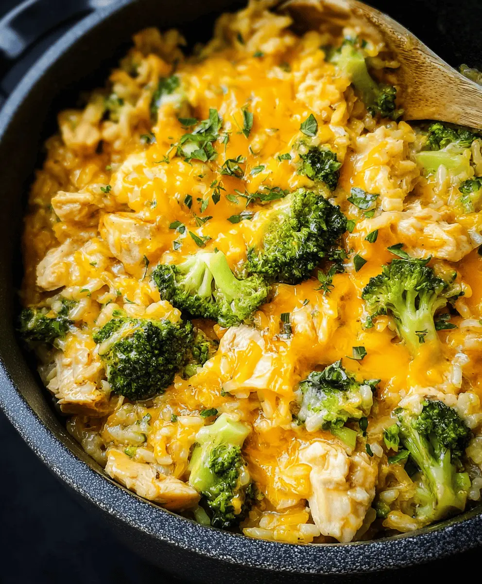 Easy Crockpot Cheesy Chicken Broccoli Rice Meal