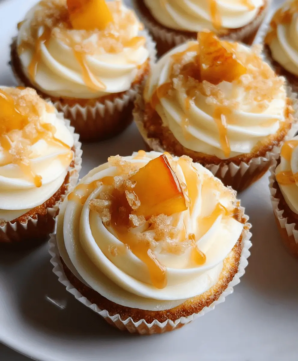 Easy Peach and Honey Cheesecake Cupcakes Recipe