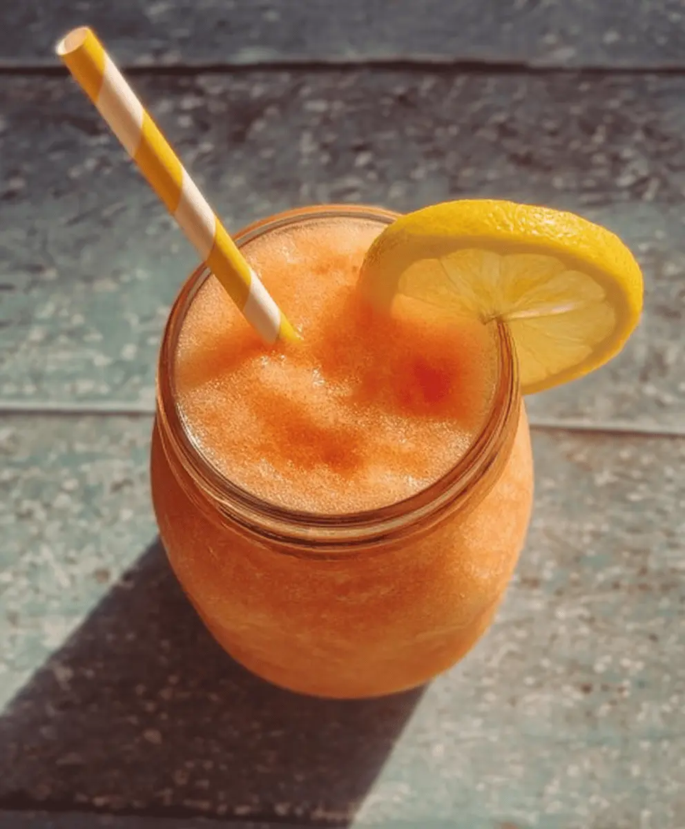 Refreshing Peach Lemonade Slush Recipe