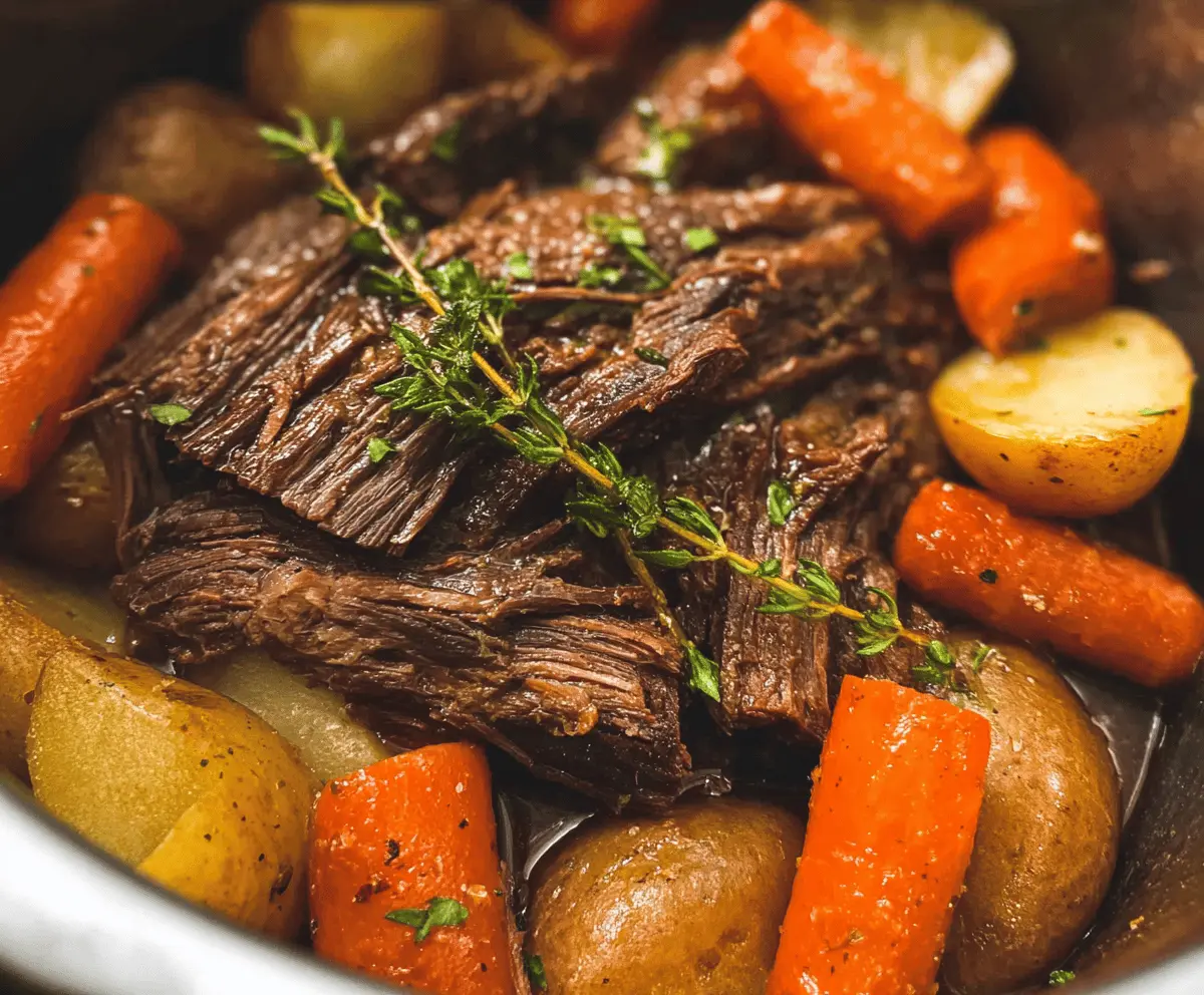 Easy Instant Pot Pot Roast Recipe for Tender, Juicy Beef