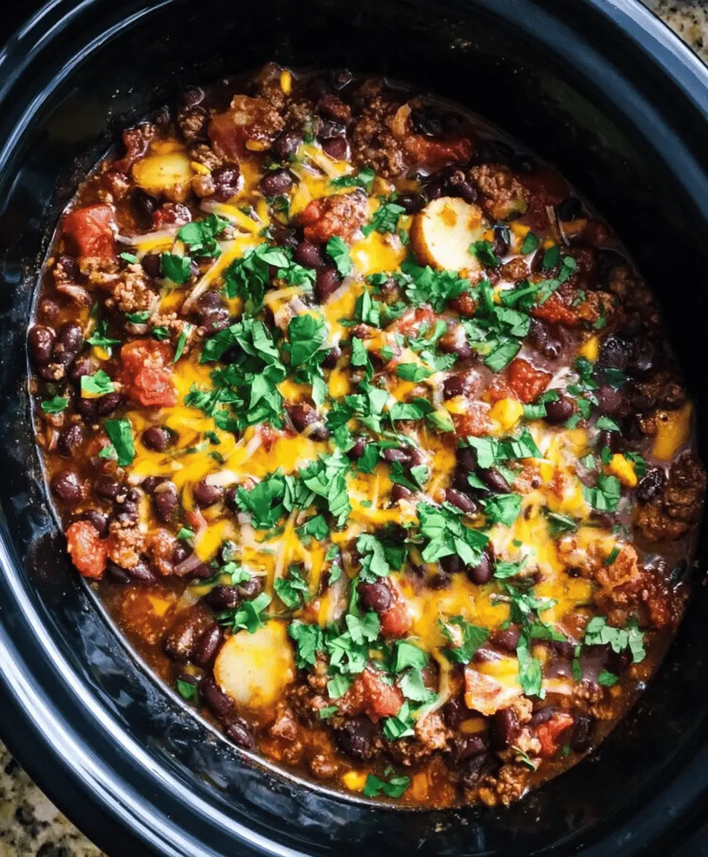 Easy Slow Cooker Cowboy Casserole Recipe