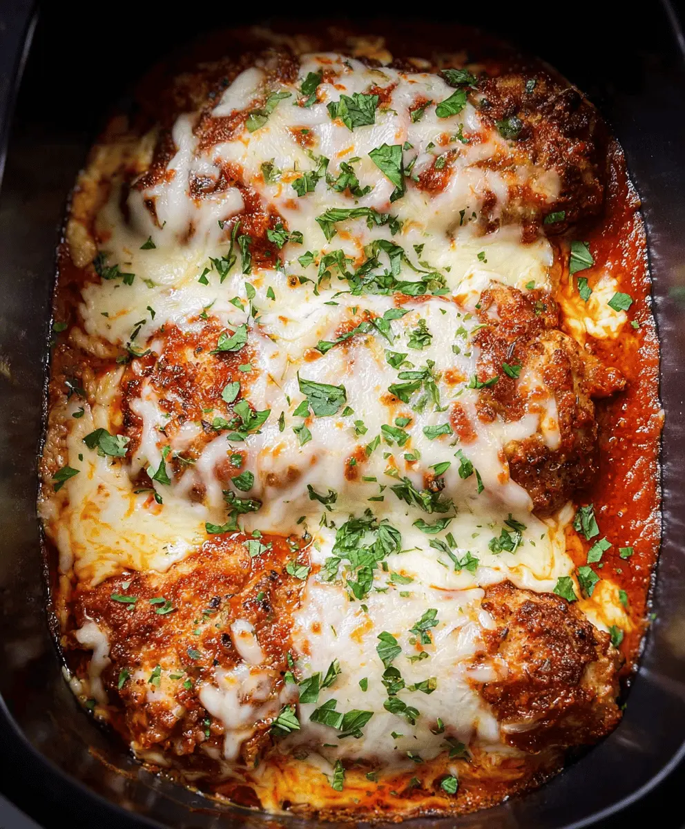 Easy Crock-Pot Chicken Parmesan Recipe