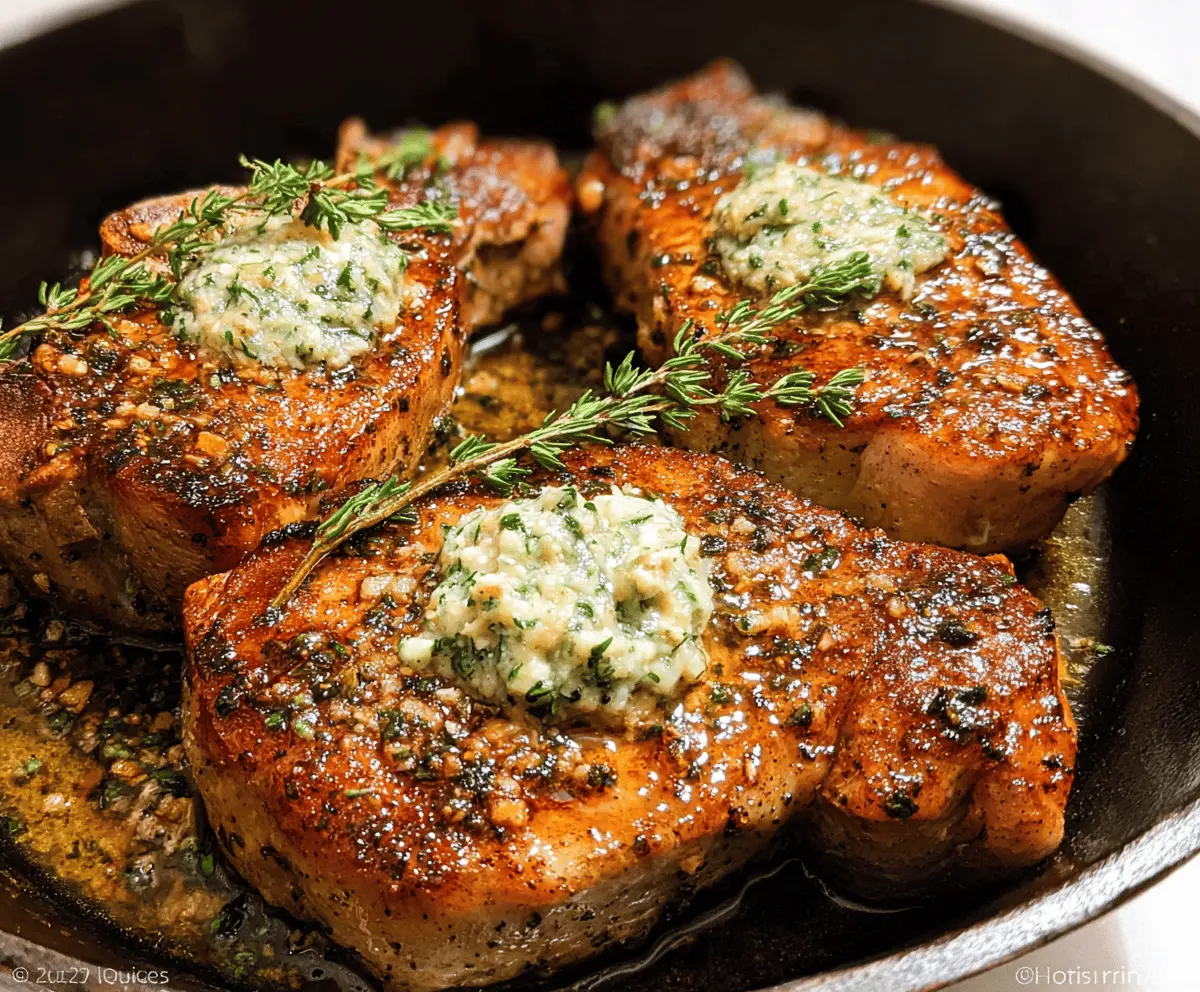 Garlic Butter Pan-Seared Pork Chops Recipe